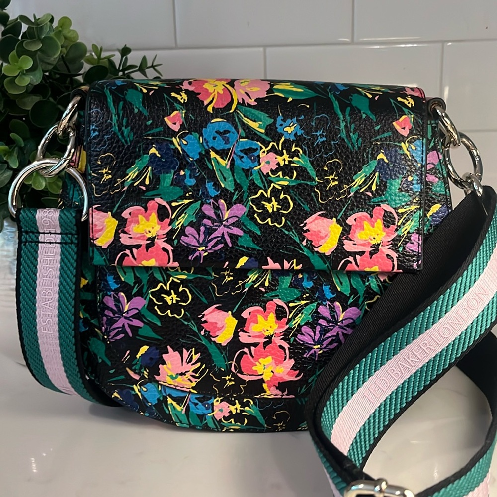 Ted Baker Darrell Leather Saddle Bag